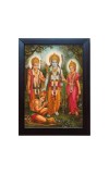 Hitech Shri Ram/Sita/Ram Sita/laxman/hanuman and shri ram family Laminated photo frame for Wall, Temple,Gym,Outdoor Spaces,Home Decor, gifts (Pvc Frame and Front face - Glass, 8 x 6 inch)