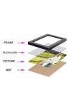 Hitech Sales Lord Shiva and Goddess Parvati Ji Polystyrene Photo Frame for Pooja Room, Temple Decor, Home Decoration and Gifting