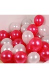 Happy Birthday Decoration Combo Set - 20 Pcs. Metallic Balloons, 1 Star Foil Balloons, 13 Pcs. Birthday Banner, 2 Pcs. Foil Curtain Party Backdrop Kit for Celebrations and Events (Mixture)