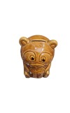 Ceramic Money Coins Holder | Home Decor Bear Design showpiece Kids Toys Organic & Eco-Friendly Coin, Holder Birthday Gift Item for Girls and Boys |Colour: Antique| Brown