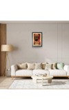 Buddha & His Famous Quote Photo Frame - Brown Frame, 11x15 Inches, Perfect for Office & Wall Decoration, Ideal Gift
