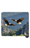 Customized Cute Birds Picture Sublimation Mouse Pad | 8 X 7.5 Inch | Smooth Cloth Surface | Non-Slip Rubber Base | Personalized Mousepad for Laptop & Desktop (F17442)