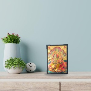 Hitech Sales Hindu God Vishnu and Goddess Lakshmi on Sheshnag Gold Plated Wooden Laminated Photo Frame 5x7 Inch Decorative Frame for Home, Office, and Temple Hitech Sales Hindu God Vishnu and Goddess Lakshmi on Sheshnag Gold Plated Wooden Laminated Photo Frame 5x7 Inch Decorative Frame for Home, Office, and Temple