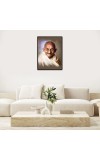 Mahatma Gandhi Laminated Photo - 5x7 Inches, Divine Blessings for Home & Office and Temple Decoration