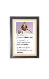 A. P. J. Abdul Kalam & His Famous Quote Photo Frame - Brown Frame, 11x15 Inches, Perfect for Office & Wall Decoration, Ideal Gift