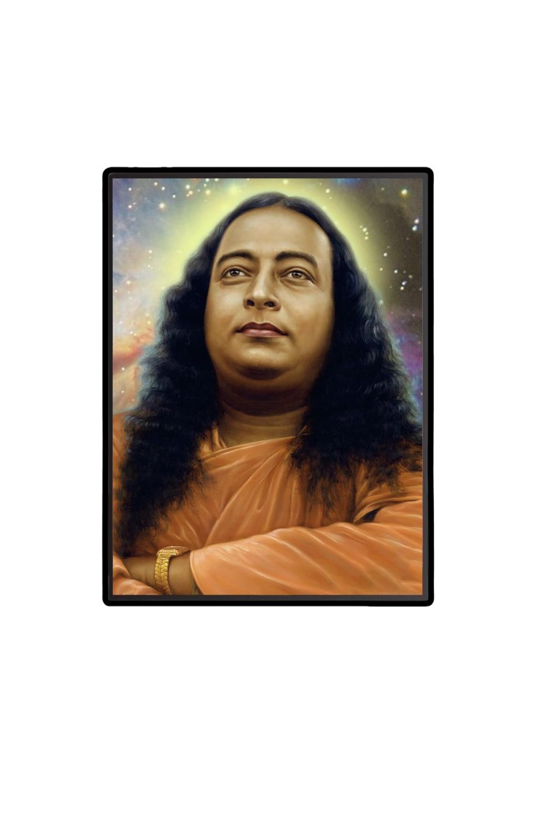 Paramahansa Yogananda Laminated Photo - 5x7 Inches, Divine Blessings for Home & Office and Temple Decoration