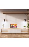 Lord vishnu and lakshmi Photo Frame - 15x19Inches - Spiritual Artwork for Home Decor, Puja Room and Office Decoration