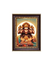 Sri Hanuman Digital Print Photo 6.7x8.7 inches - Vibrant Religious Wall Art for Home, Office and Temple Decor.