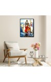 Shiva Laminated Photo - 9x11 Inches, Divine Blessings for Home & Office and Temple Decoration