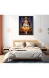 Ram Laminated Photo - 5x7 Inches, Divine Blessings for Home & Office and Temple Decoration