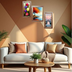 3-Pack Whispers Through the Leaves Photo Frames - 2 Pieces 12x19 Inch & 1 Piece 16x19 Inch - Rustic Wall Art for Home & Office Decor - Botanical Wall Hanging for Living Room, Bedroom, or Workspa 3-Pack Whispers Through the Leaves Photo Frames - 2 Pieces 12x19 Inch & 1 Piece 16x19 Inch - Rustic Wall Art for Home & Office Decor - Botanical Wall Hanging for Living Room, Bedroom, or Workspa