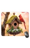 Customized Beautiful Birds Picture Sublimation Mouse Pad | 8 X 7.5 Inch | Smooth Cloth Surface | Non-Slip Rubber Base | Personalized Mousepad for Laptop & Desktop (F17292)