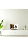Lord vishnu and shiva Photo Frame - 15x19Inches - Spiritual Artwork for Home Decor, Puja Room and Office Decoration