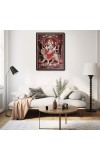 Durga Laminated Photo - 5x7 Inches, Divine Blessings for Home & Office and Temple Decoration