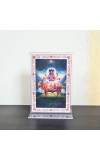 HiTechMart Tridev Bramha Vishnu Maheshwar Acrylic Photo Frame, Hindu God Idol Picture for Home, Office and Mandir, Decorative Frame for Pooja and Gifting