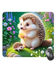 Customized Beautiful Bird Picture Sublimation Mouse Pad | 8 X 7.5 Inch | Smooth Cloth Surface | Non-Slip Rubber Base | Personalized Mousepad for Laptop & Desktop (F17293)