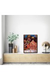 Radha Krishna Laminated Photo - 5x7 Inches, Divine Blessings for Home & Office and Temple Decoration