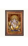 Sri Ganesh Color Photo 10x14 Inch - Vibrant Religious Wall Art for Home or Office Decor.