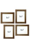 WALL PHOTO FRAME COMBO OF 4 FOR LIVING ROOM (5x7 inch)