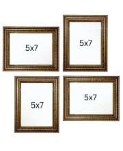 WALL PHOTO FRAME COMBO OF 4 FOR LIVING ROOM (5x7 inch)