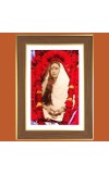 Sri Sarada Devi Photo Frame - 12x16 Inches, Brown Wooden Frame for Home, Office & Temple Decoration
