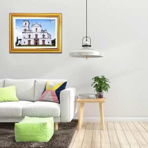 Se Cathedral Church Photo Frame, Beautiful Elegant Framed Wall Art of Iconic Cathedral