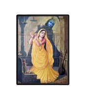 Meera bai Laminated Photo - 5x7 Inches, Divine Blessings for Home & Office and Temple Decoration