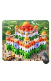 Customized Beautiful India View Picture Sublimation Mouse Pad | 8 X 7.5 Inch | Smooth Cloth Surface | Non-Slip Rubber Base | Personalized Mousepad for Laptop & Desktop (F17393)