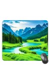 Customized Serenity of Nature Picture Sublimation Mouse Pad | 8 X 7.5 Inch | Smooth Cloth Surface | Non-Slip Rubber Base | Personalized Mousepad for Laptop & Desktop (F17095)