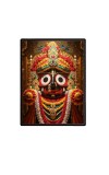 Jagannath Laminated Photo - 5x7 Inches, Divine Blessings for Home & Office and Temple Decoration