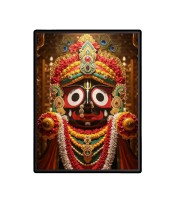 Jagannath Laminated Photo - 5x7 Inches, Divine Blessings for Home & Office and Temple Decoration