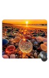 Customized Colorful Marbles Picture Sublimation Mouse Pad | 8 X 7.5 Inch | Smooth Cloth Surface | Non-Slip Rubber Base | Personalized Mousepad for Laptop & Desktop (F17116)