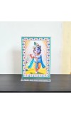 HiTechMart Lord Krishna Acrylic Photo Frame, Hindu God Idol Picture for Home, Office and Mandir, Decorative Frame for Pooja and Gifting