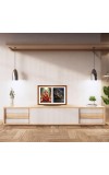 Lord ganesha and vishnu Photo Frame - 19x23Inches - Spiritual Artwork for Home Decor, Puja Room and Office Decoration
