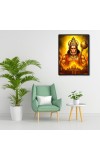 Hanuman Laminated Photo - 5x7 Inches, Divine Blessings for Home & Office and Temple Decoration