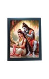 Hitech Sales Lord Shiva and Goddess Parvati Ji Polystyrene Photo Frame for Pooja Room, Temple Decor, Home Decoration and Gifting