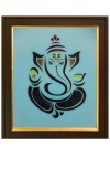Divinity Eternity Spirituality Ganesha God Wooden Photo Frame with Wall Hook, 1 Piece | 10” x 12”, For Home Decor