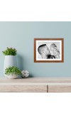 Heartwarming Father and Newborn Baby Black and White Photo | for Home, Nursery, or Gift | Timeless Family Portrait Art