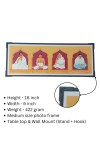Hitech Sales Shri Shri Thakur Anukul Chandra Family Wooden Laminated Photo Frame, Anukul Chandra Thakur, Barda, Baroma, Spiritual Decor for Home, Temple, Office (Size - 16 x 6 x 0.5 inches)