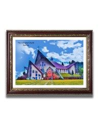 The Cathedral Church Church Photo Frame, 10x14 Inches Beautiful Elegant Framed Wall Art of Iconic Cathedral