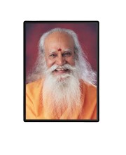 Swami Satchidananda Laminated Photo (11x13 Inches Without glass) Divine Blessings for Table and Walls,Home & Office and Temple Decoration