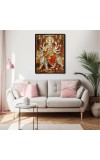 Durga Laminated Photo - 5x7 Inches, Divine Blessings for Home & Office and Temple Decoration