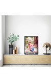 Radha Laminated Photo - 5x7 Inches, Divine Blessings for Home & Office and Temple Decoration