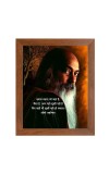 ShreeOsho & His Famous Quote Photo Frame - Brown Frame, Perfect for Office & Wall Decoration, Ideal Gift