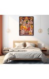 Ram Darbar Laminated Photo - 5x7 Inches, Divine Blessings for Home & Office and Temple Decoration