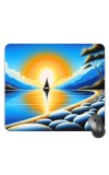 Customized Beautiful Nature View Paint Picture Sublimation Mouse Pad | 8 X 7.5 Inch | Smooth Cloth Surface | Non-Slip Rubber Base | Personalized Mousepad for Laptop & Desktop (F17186)