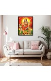 Durga Laminated Photo - 5x7 Inches, Divine Blessings for Home & Office and Temple Decoration