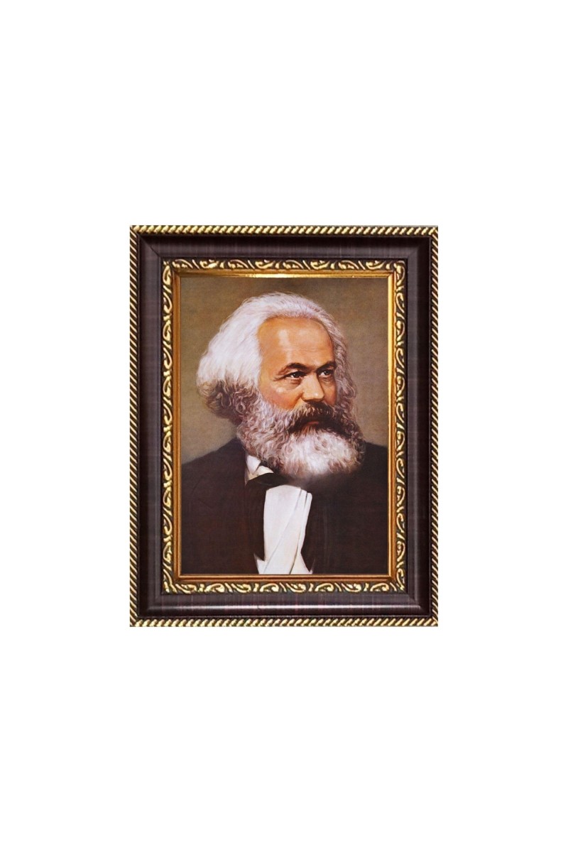Karl Marx, German philosopher Digital Print Photo 8.7x10.7 inches - Vibrant Religious Wall Art for Home or Office Decor.