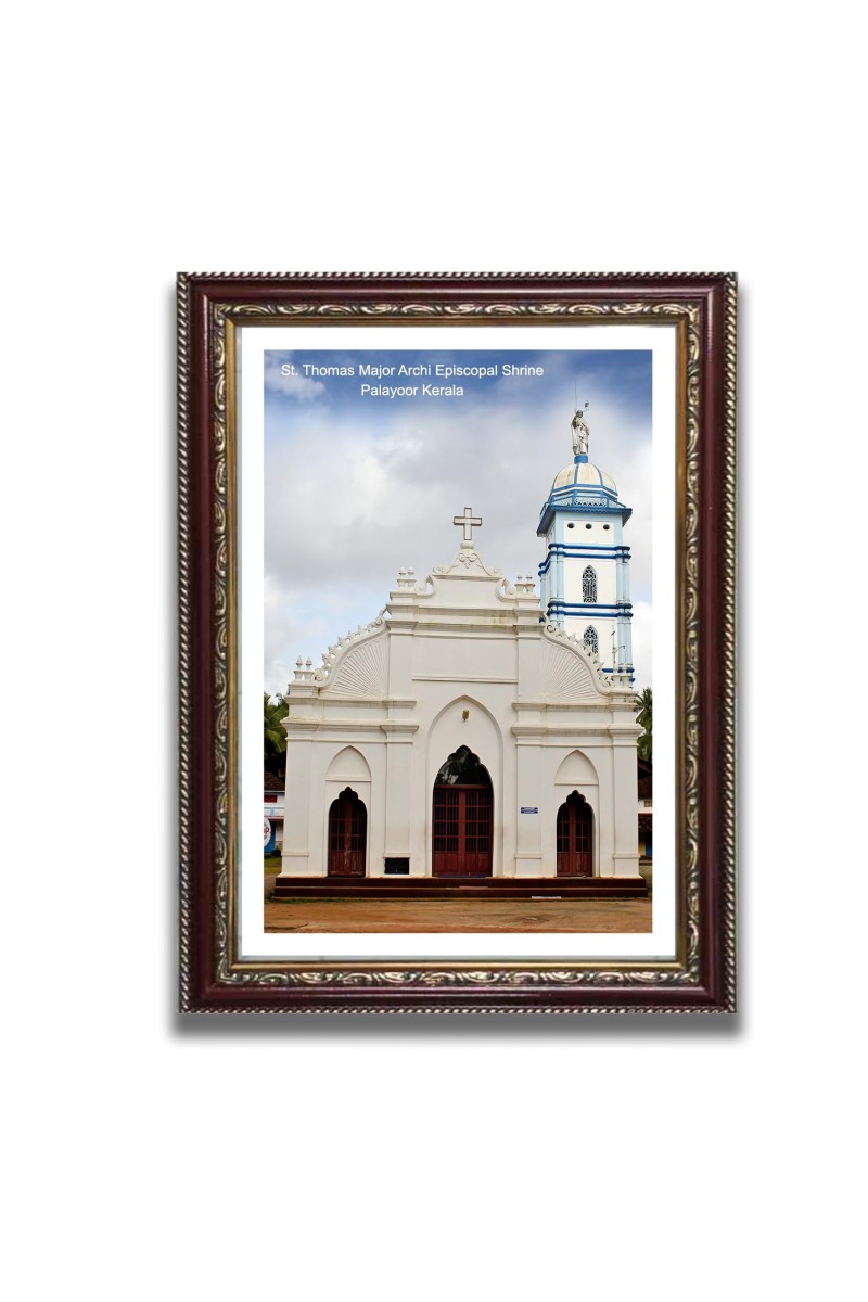 St. Thomas Major Archi Episcopal Shrine Church Photo Frame, Beautiful Elegant Framed Wall Art of Iconic Cathedral