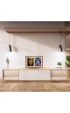 Lord vishnu and shiva Photo Frame - 13x17Inches - Spiritual Artwork for Home Decor, Puja Room and Office Decoration
